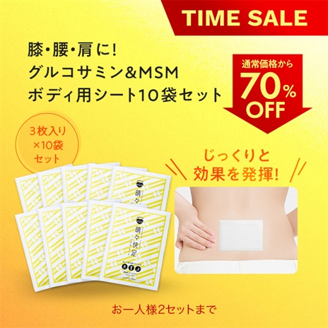 ＭＳＭ晴々快足ジェルシート（１０袋セット）