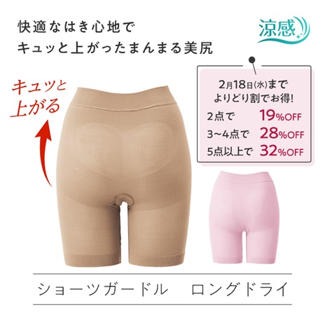 美姿勢ショーツガードル　ロングドライ