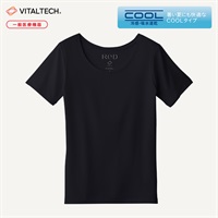 女性用：ＲｅＤバイタルテックＵ半袖ＣＯＯＬ(ブラック／Ｓ)