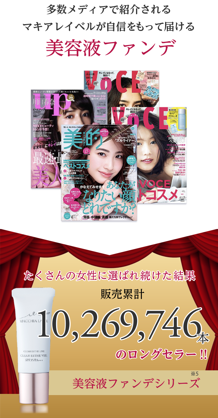 公式]美容液ファンデーション 薬用クリアエステヴェール２５ｍＬ