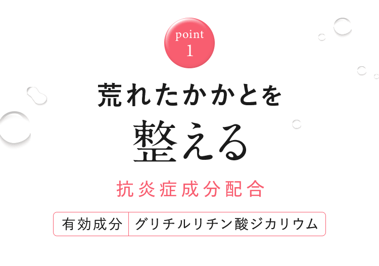 point1 荒れたかかとを整える抗炎症成分配合 [有効成分 グリチルリチン酸ジカリウム]