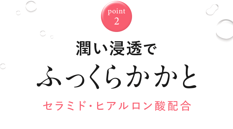 point2 潤い浸透でふっくらかかと セラミド・ヒアルロン酸配合