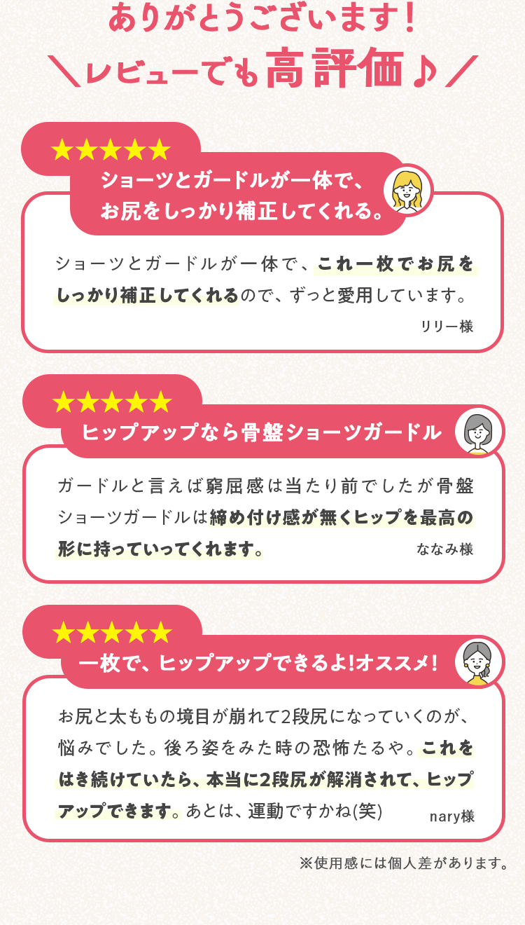 ありがとうございます！＼レビューでも高評価♪／