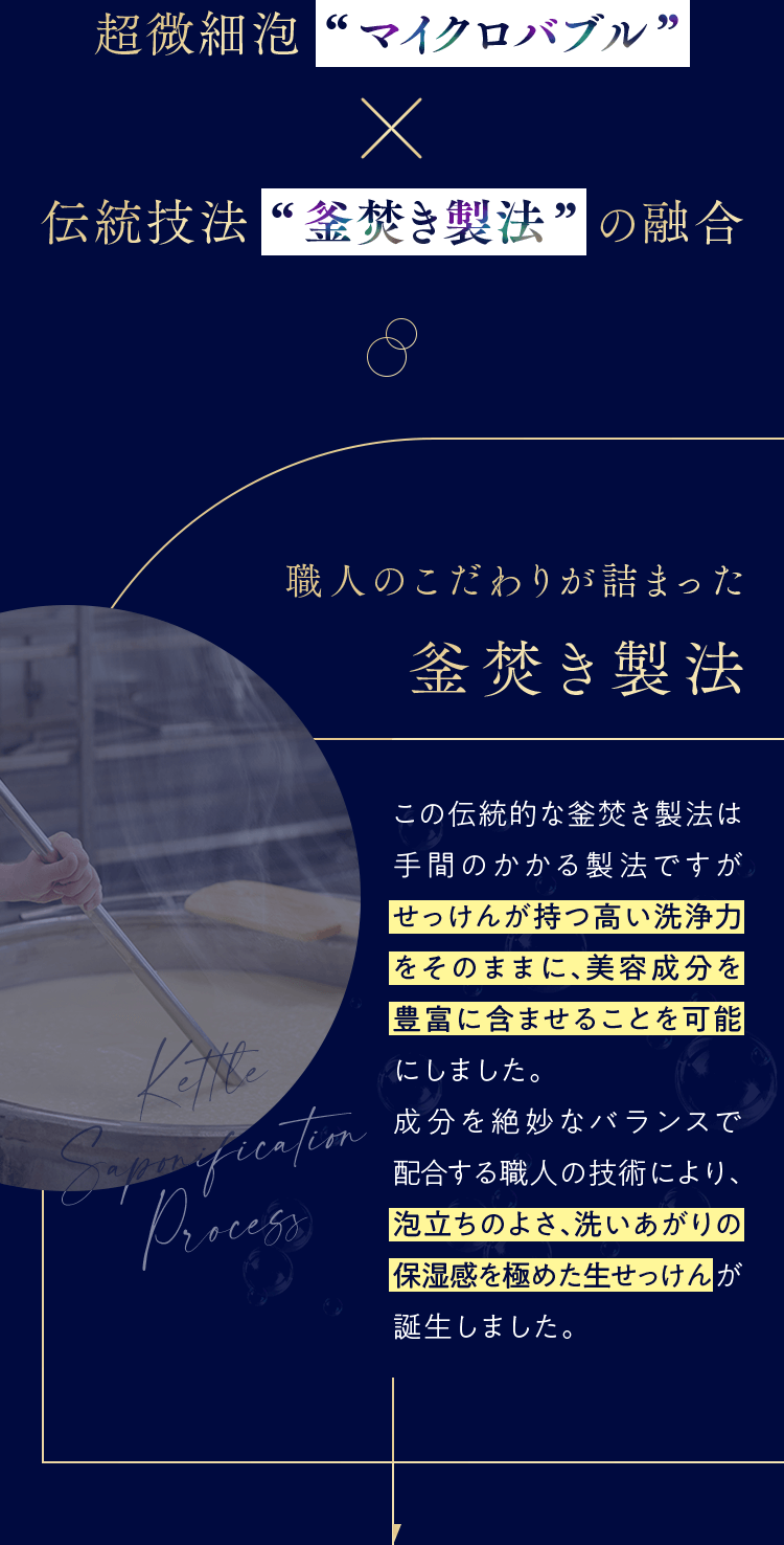 超微細泡マイクロバブル×伝統技法窯焚き製法の融合