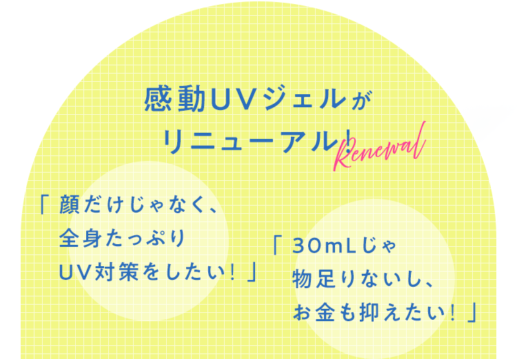 感動UVジェルがリニューアル！