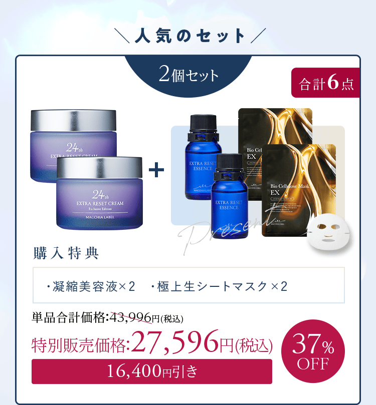 人気のセット｜2個セット 特別販売価格：27,596円(税込)