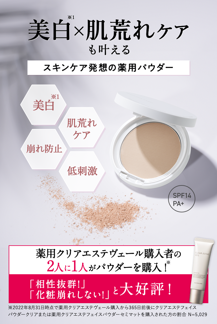 美白×肌荒れケアも叶える