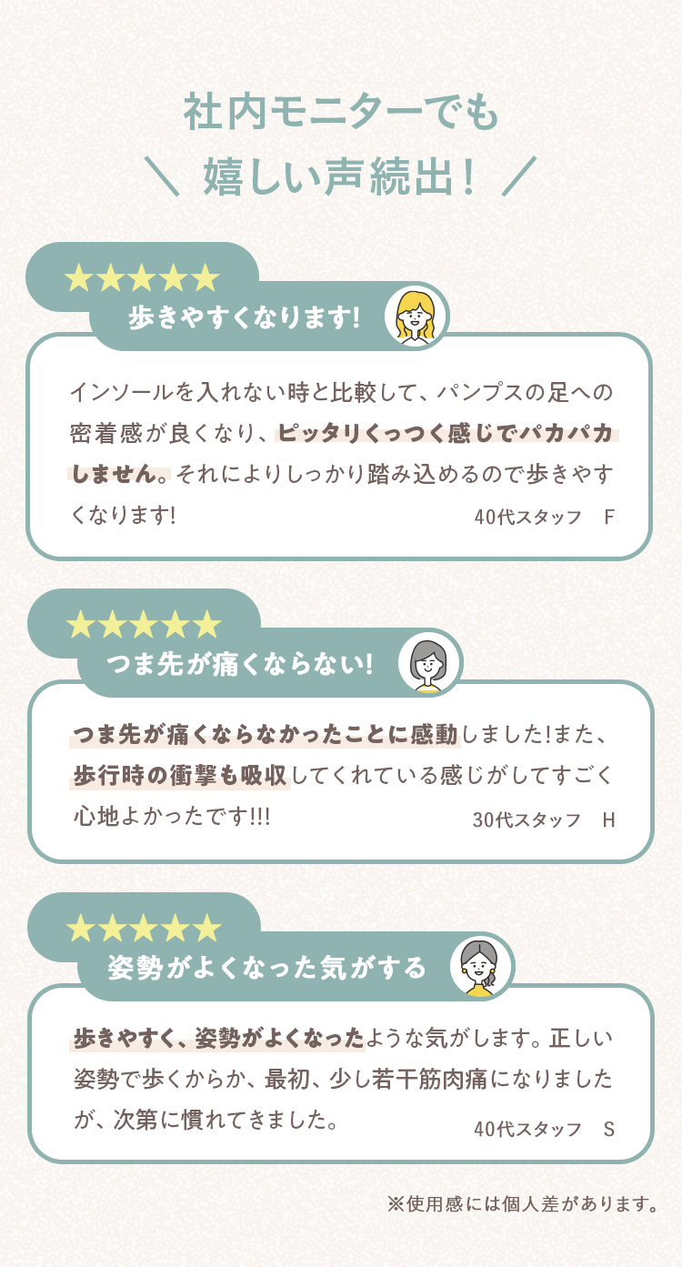 社内モニターでも嬉しい声続出！