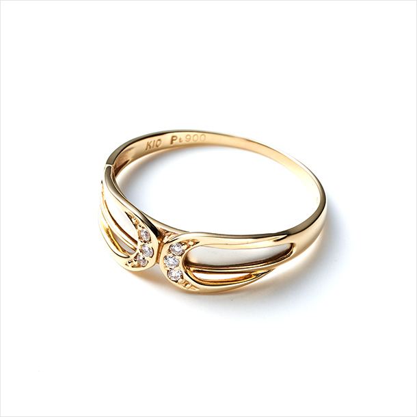 ダイヤモンドデュオカラーリング写真