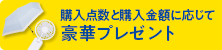 購入点数と購入金額に応じて豪華プレゼント