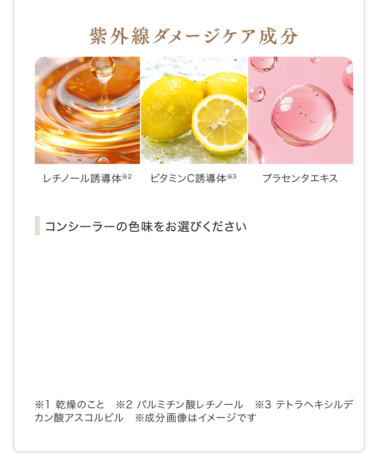 紫外線ダメージケア成分