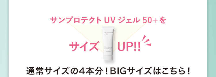 通常サイズの4本分！BIGサイズはこちら！