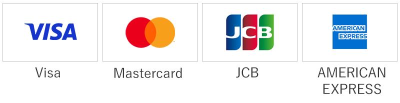 Visa/Mastercard/JCB/AMERICAN EXPRESS